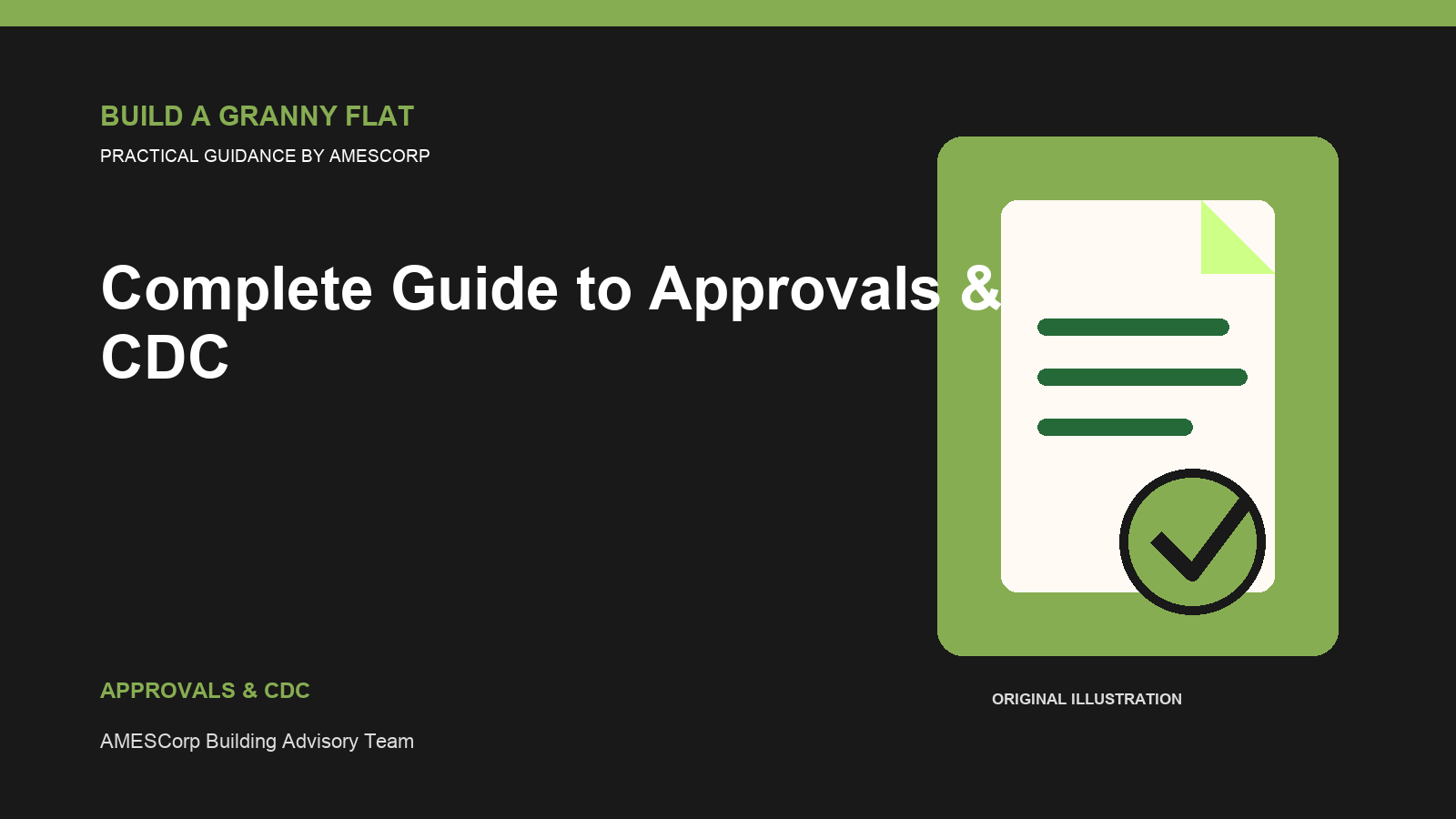 Complete Guide to Approvals & CDC — Build Granny Flat guide