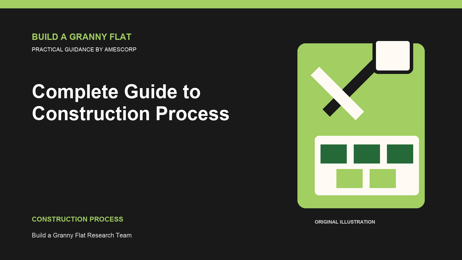 Complete Guide to Construction Process — Build Granny Flat guide