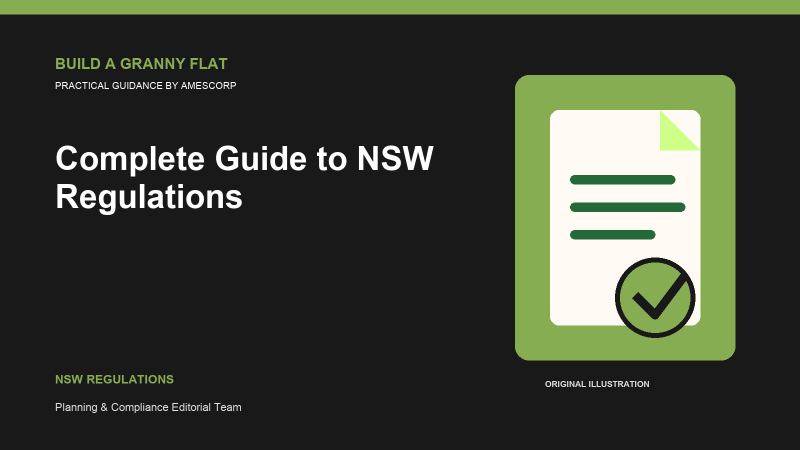 Complete Guide to NSW Regulations — Build Granny Flat guide