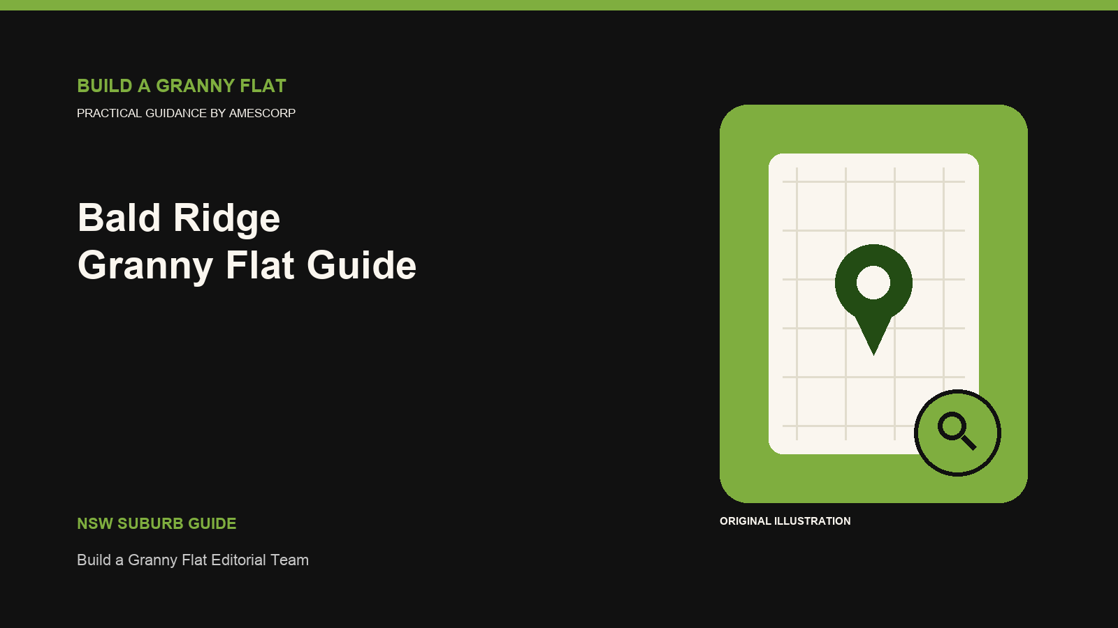 Bald Ridge Granny Flat planning guide illustration
