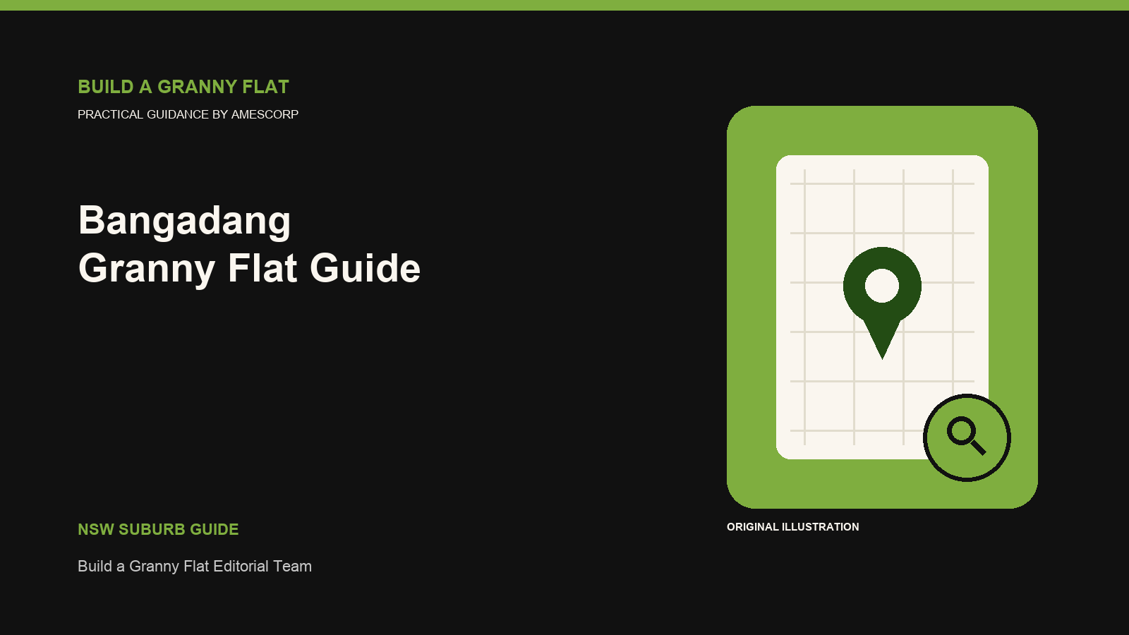 Bangadang Granny Flat planning guide illustration