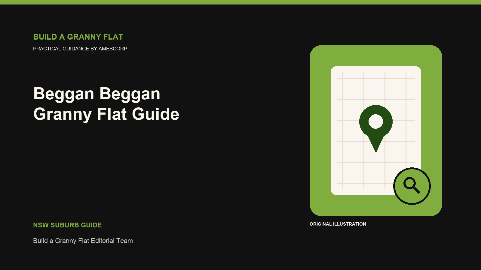 Beggan Beggan Granny Flat planning guide illustration