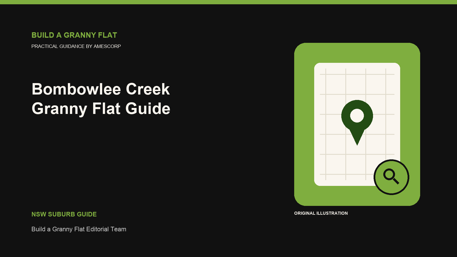 Bombowlee Creek Granny Flat planning guide illustration