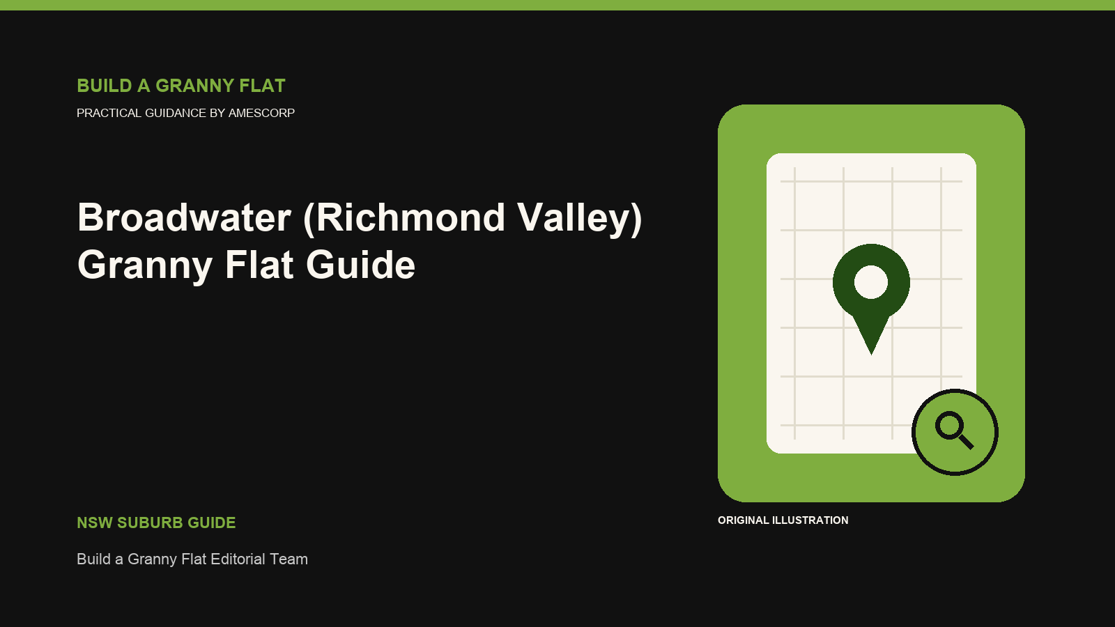 Broadwater (Richmond Valley) Granny Flat planning guide illustration