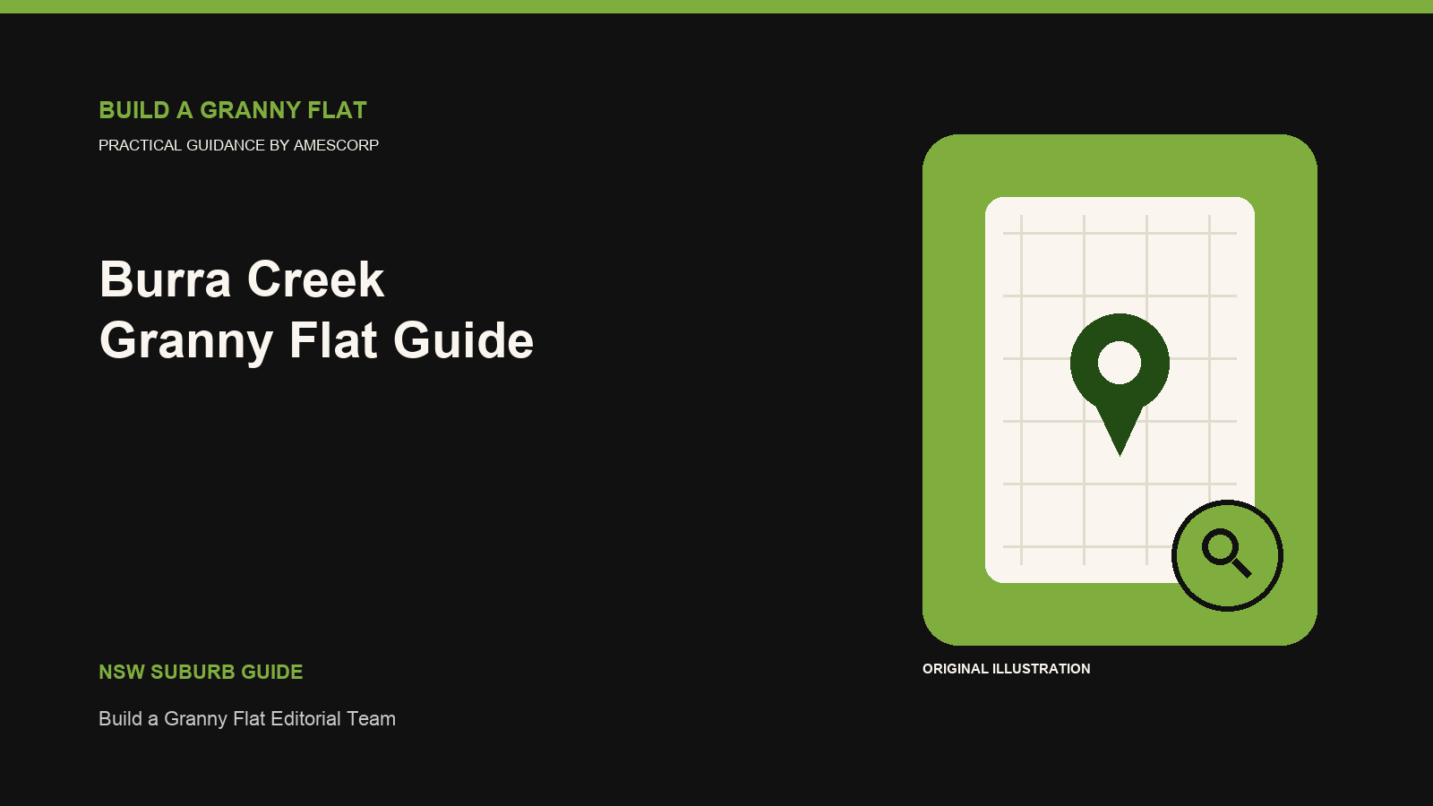 Burra Creek Granny Flat planning guide illustration