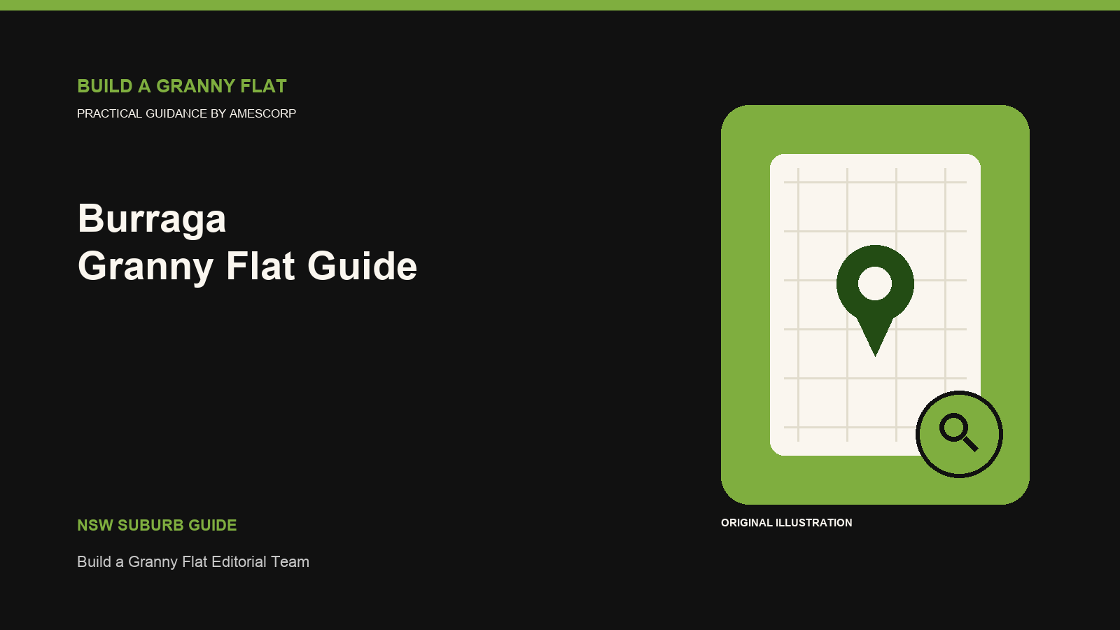 Burraga Granny Flat planning guide illustration