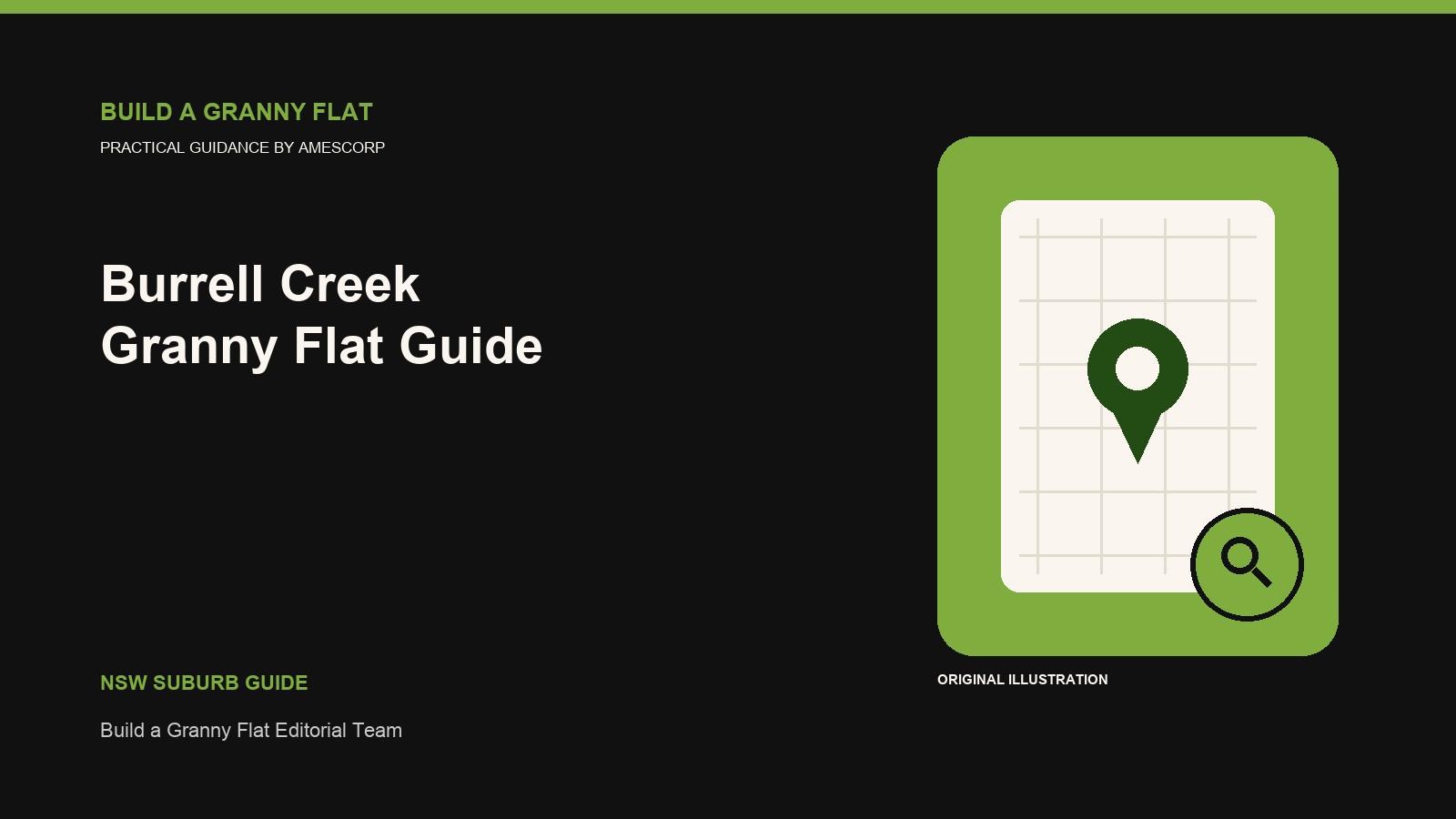 Burrell Creek Granny Flat planning guide illustration