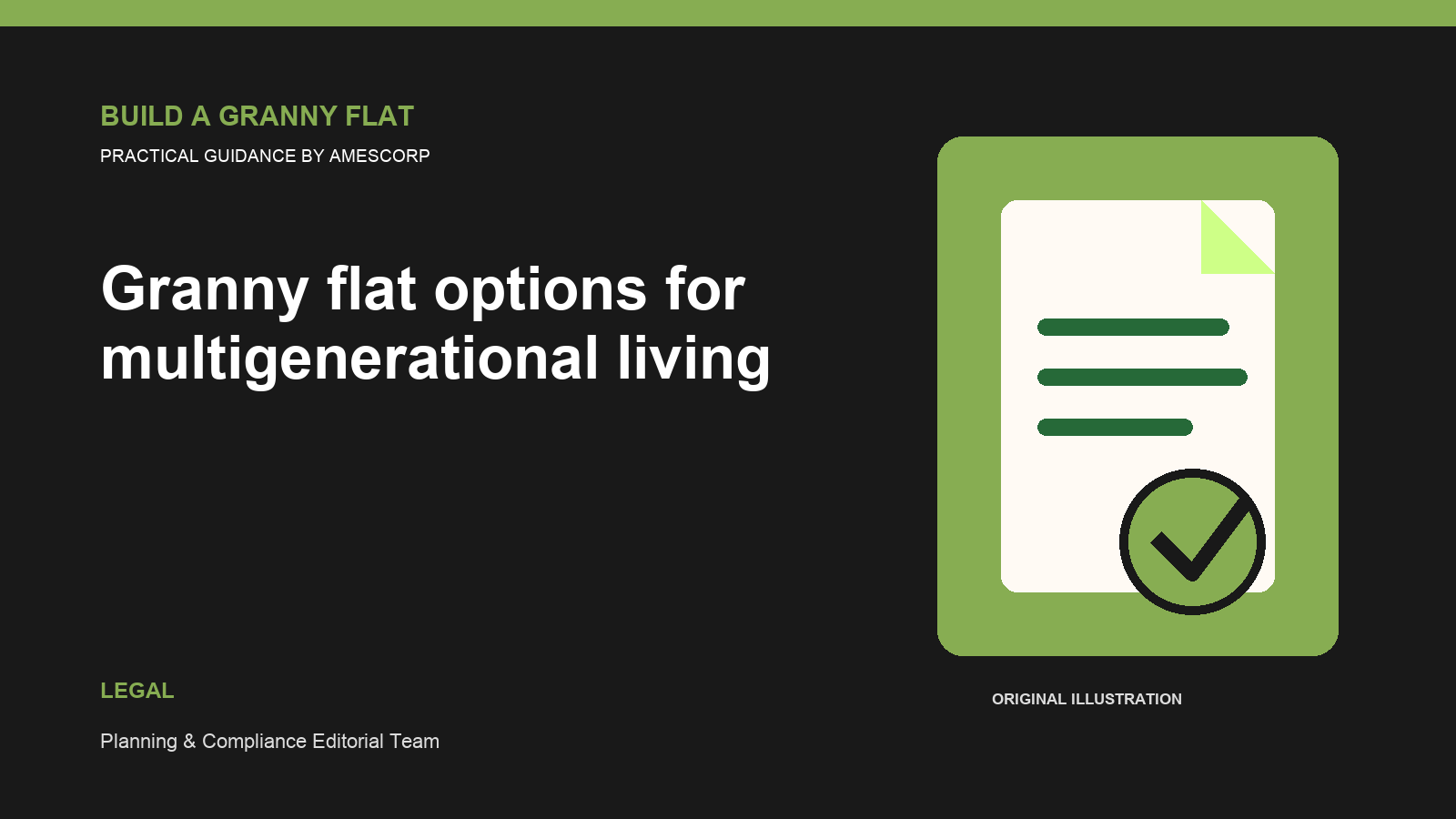 Granny flat options for multigenerational living — Build Granny Flat guide