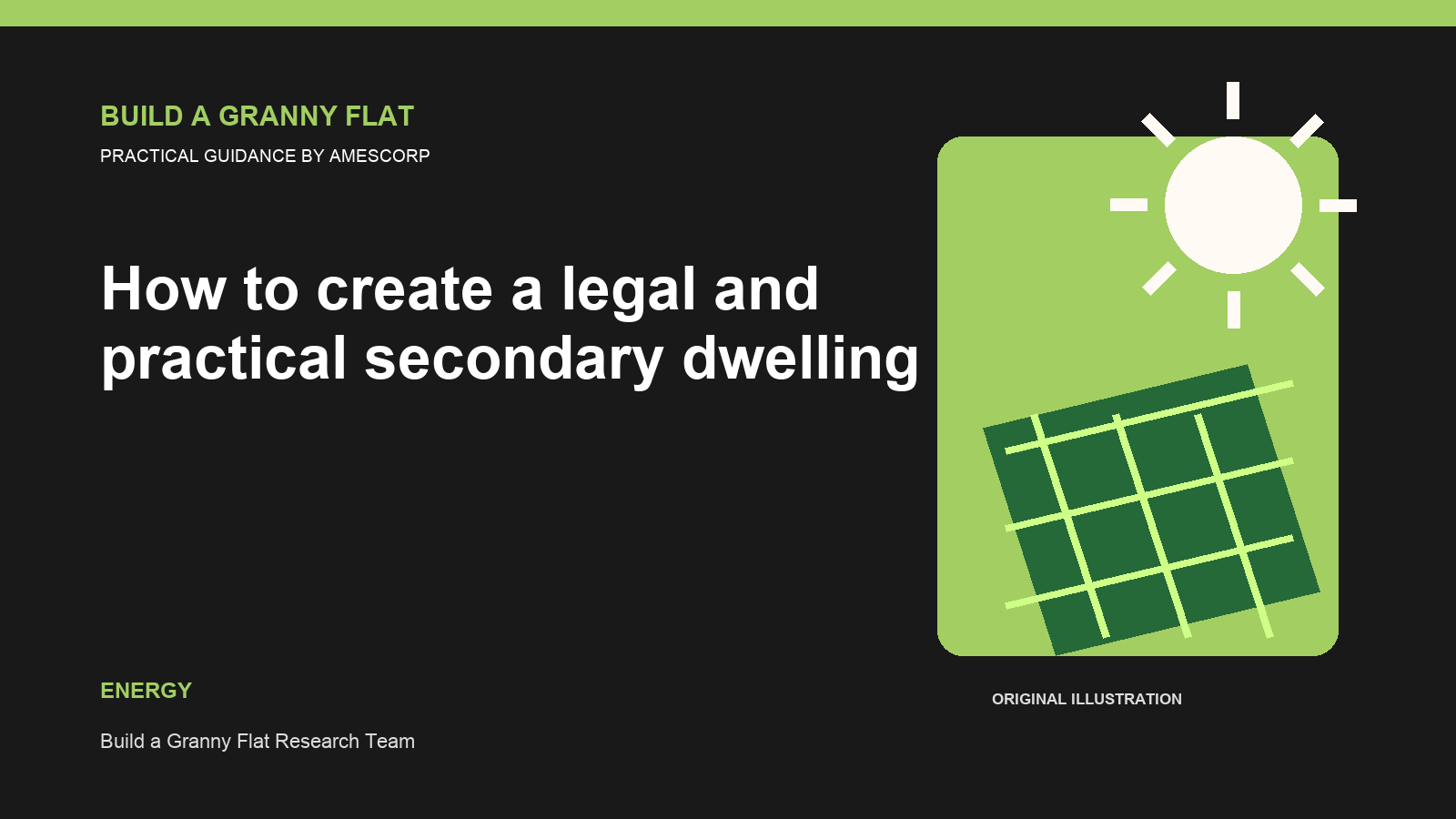 How to create a legal and practical secondary dwelling — Build Granny Flat guide