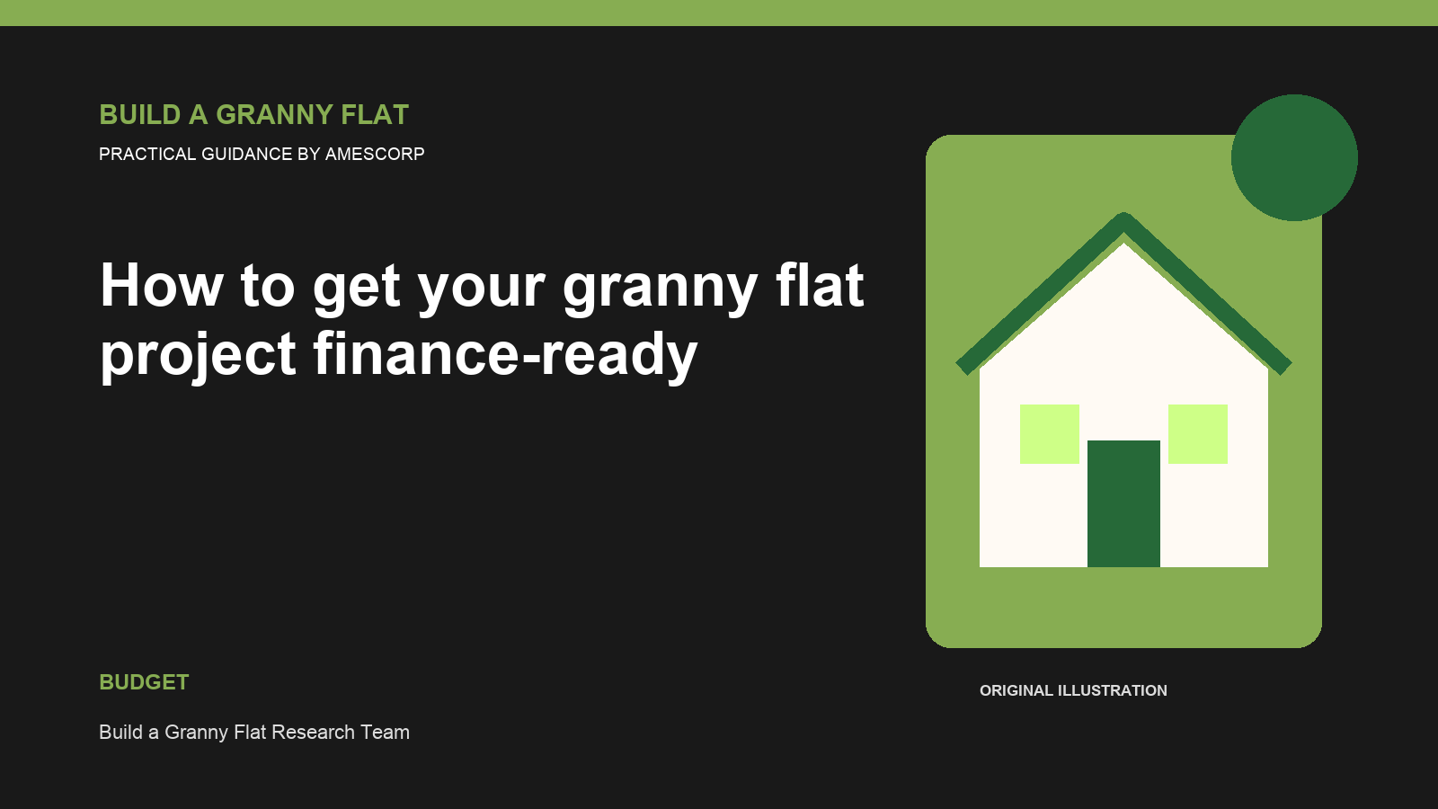 How to get your granny flat project finance-ready — Build Granny Flat guide