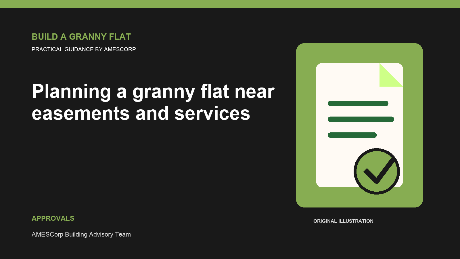 Planning a granny flat near easements and services — Build Granny Flat guide
