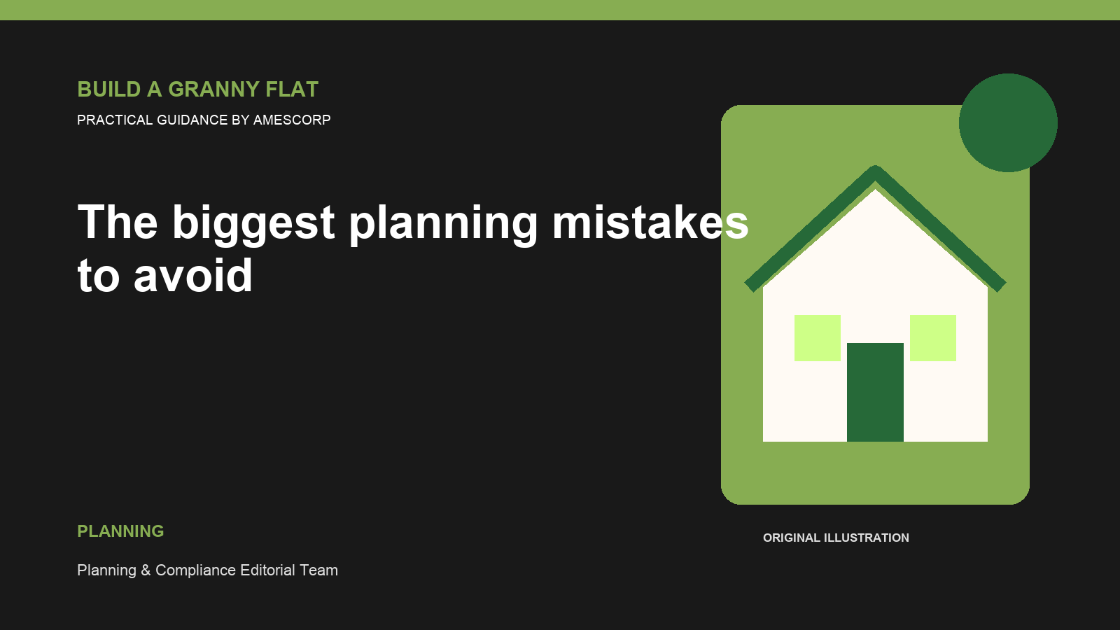 The biggest planning mistakes to avoid — Build Granny Flat guide