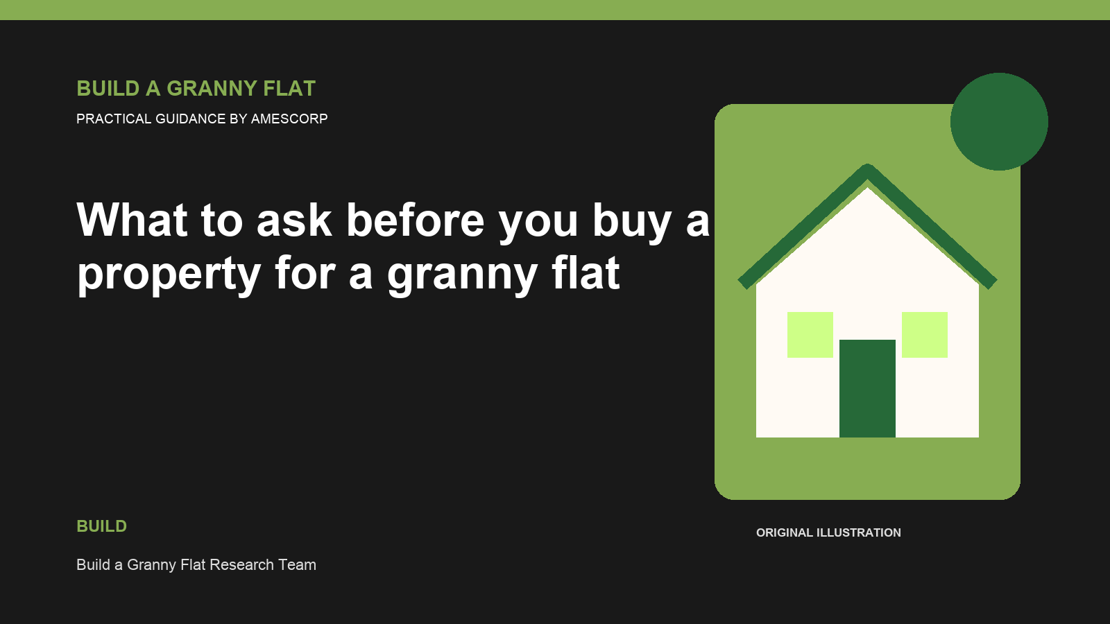 What to ask before you buy a property for a granny flat — Build Granny Flat guide